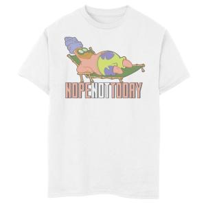 Футболка с рисунком «Патрик Нет, не сегодня» для мальчиков 8–20 лет «Губка Боб Квадратные Штаны» Nickelodeon