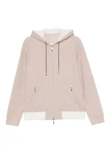 Кашемировый кардиган с капюшоном Doriani Cashmere, бежевый