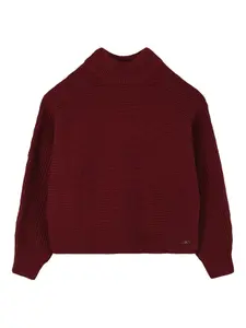 Водолазка в рубчик Michael Kors Kids, красный