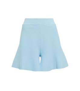 Шорты Strong Silhouette с высокой талией Stella McCartney, светло-синий