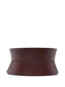 Широкий ремень Alaïa, коричневый