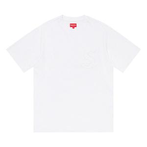 Футболка Supreme Laser Cut S Logo Pocket Tee, White