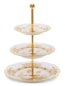 Трехъярусная этажерка 'Oriente Italiano' ⌀ 26,5 см GINORI 1735, золото