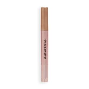 Makeup Revolution, Luster Wand Shadow Stick Obsessed Bronz, Кремовые тени для век