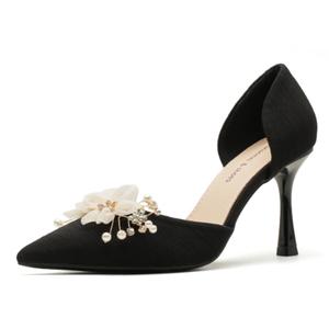 WEISHIBANGWEI Женские туфли на высоком каблуке черные, цвет Black