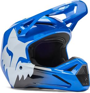 Детский мотокроссовый шлем Fox Racing V1, Blue Shield