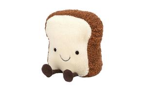 Интересная плюшевая кукла еда тост 26 см высота в сидячем положении JELLYCAT