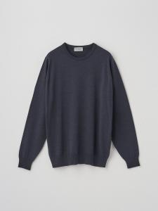 Вязаный пуловер с круглым вырезом и длинными рукавами | A4787 | 24G СОВРЕМЕННЫЙ КРОЙ