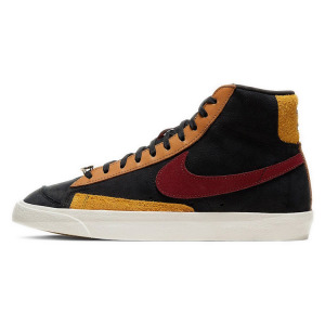 Nike Blazer Mid 77 Black Team Red University Gold (женские)