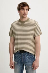 Хлопковая футболка G-Star, бежевый