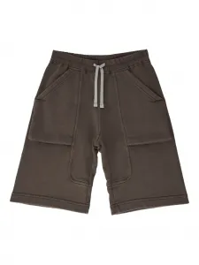 Шорты с кулиской Rick Owens Kids, коричневый