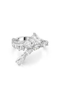 Кольцо МАТРИЦА Swarovski, серебряный