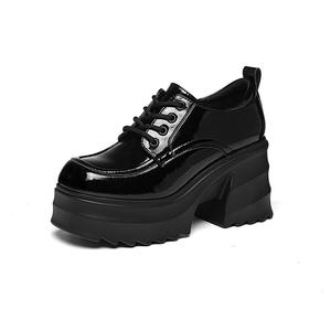 Golden Silk Rabbit Повседневные однобортные туфли женские черные