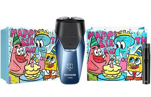 Электробритва FS889 Rotary для всего тела, моющаяся, умная, с двумя плавающими головками, портативная FLYCO, Fs889 Spongebob Squarepants Set