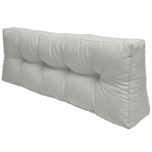 Подушка для спинки поддона Beautissu Rückenkissen ECO Elements, светло-серый