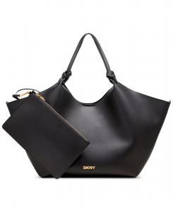 Большая сумка-тоут Paula Commuter DKNY, Black/Gold