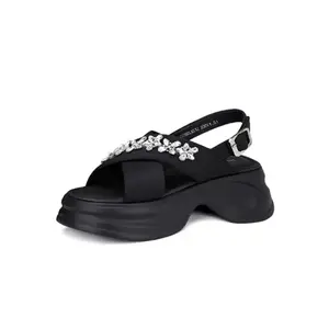 Сандалии с одним ремешком женские JESSICA SOPHIA, Black