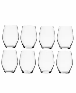 Бокалы для вина без ножек - 16 унций, набор из 8 штук Anchor Hocking, clear