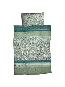 Постельное белье Verena цвета шалфея Traumschlaf, 135 x 200 + 80 x 80 см