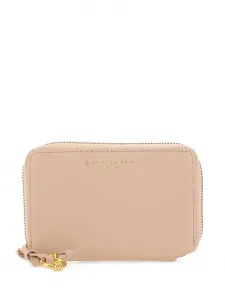 Кошелек из кожи на молнии GIANNI CHIARINI, бежевый