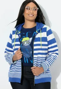 Толстовка на молнии Ulla Popken, Ink Blue