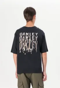 Футболка с принтом stacked tee Oakley, Blackout