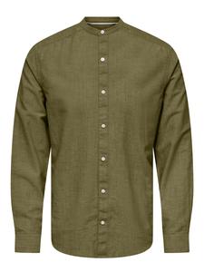 Рубашка на пуговицах классического кроя Only & Sons Cantley, темно-зеленый
