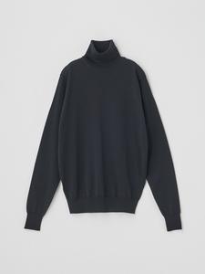 Вязаный пуловер с высоким воротником и длинными рукавами | AOFIE | 30G Современный крой