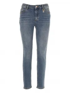 Джинсы с подвесками Liu Jo, синий