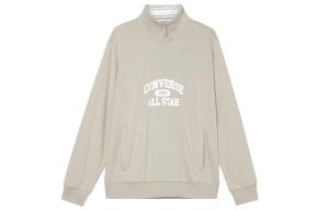 Ретро свитшот с молнией на четверть Мужской Хаки Converse