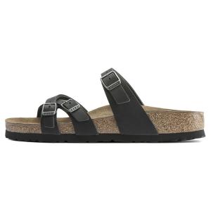 Шлепанцы женские черные серебристые Birkenstock