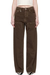Amiri Коричневые выцветшие рабочие джинсы