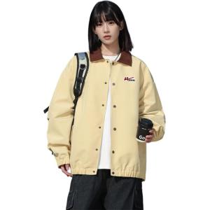 Куртка Unisex Lapel Moderate Pilot WARRIOR, светло-желтый (diy badge)