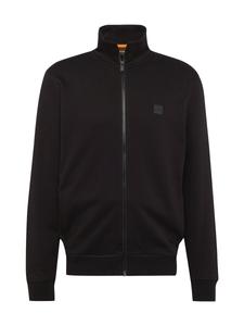 Куртка на молнии BOSS Zip-Up Hoodie Zestart, черный