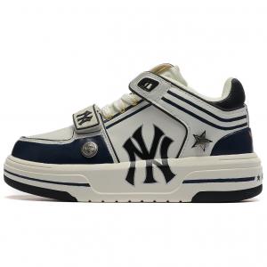 Кроссовки MLB Chunky Liner Skateboarding Shoes Unisex Mid-top Off-white, цвет Off White