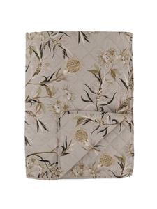 Одеяло AIX Taupe с цветочным узором 180x130 см Chic Antique