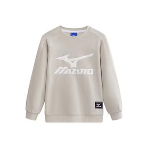 Детская толстовка Mizuno, бежево-серая