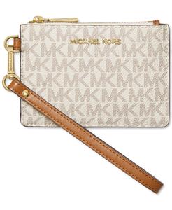 Маленький кошелек Michael Kors с логотипом, кремовый