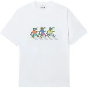 LACOSTE Футболка Unisex 001/White Crew Neck Moderate