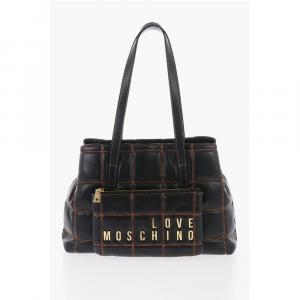 Черная полиэтиленовая сумка через плечо Moschino, Black