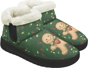 Зимние зимние ботинки для женщин удобные теплые утепленные уличные короткие ботинки до щиколотки Gdxynsmny, Gingerbread