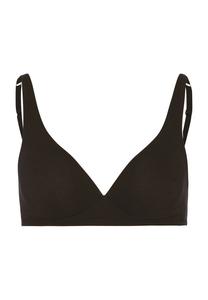 Женский бюстгальтер без косточек с треугольными чашками Cotton Sensation HANRO, черный