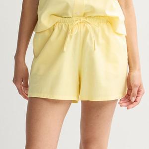 Женские пижамные шорты из льняной ткани Sonoma Goods For Life, цвет pale banana