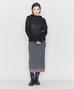 12G Двухцветная обтягивающая юбка Astraet, цвет Dk.Gray