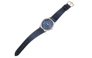 PATEK PHILIPPE Calatrava Автоматический механизм 30m водонепроницаемость женские часы 35mm Blue Dial