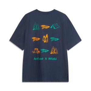 LINING Футболка Sports Life Collection Men's Dark Marine Blue