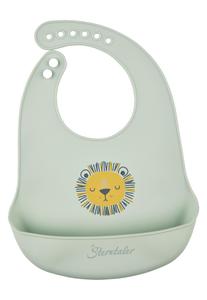 STERNTALER Нагрудник 'LÖWE LEO' в зеленом цвете, мятный