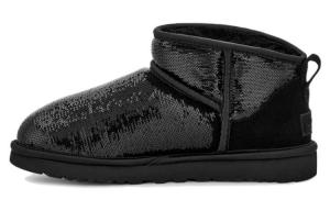 Классические ультра мини-ботинки Mirror Ball черные женские Ugg