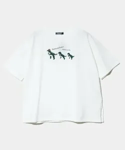 Женская футболка с вышивкой «Семейство динозавров Кадулис» (cuddris/Cadulis) Gsc Womens Select, цвет White