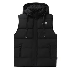 Jeep Пуховик Unisex Black Stand Collar Moderate Padded